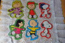 Peanuts Gang Charlie Brown Christmas Cardboard Finger Puppets Sets of 6