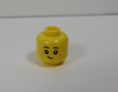 LEGO Female Girl Dual Sided Yellow Head w/ Freckles Minifig O3 | eBay