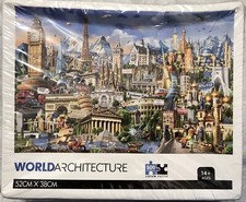 World Architecture 500 Piece Jigsaw Puzzle 52cm X 38cm Age 14 NEW Box Crunched