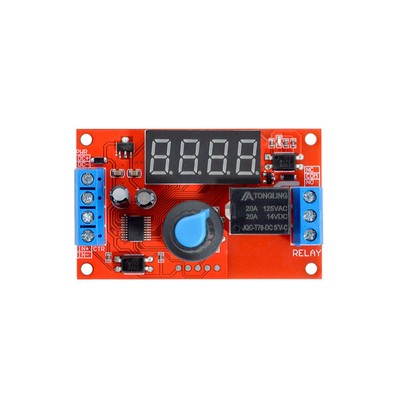DC 5V 12V 24V Adjustable Time Delay Relay Board LED Digital Timming Relay *1