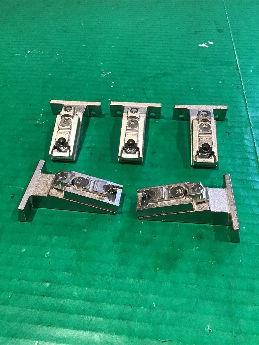 Lot of 5 Blum Inset Face Frame Clip Mounting Plate, 175H500-01.21
