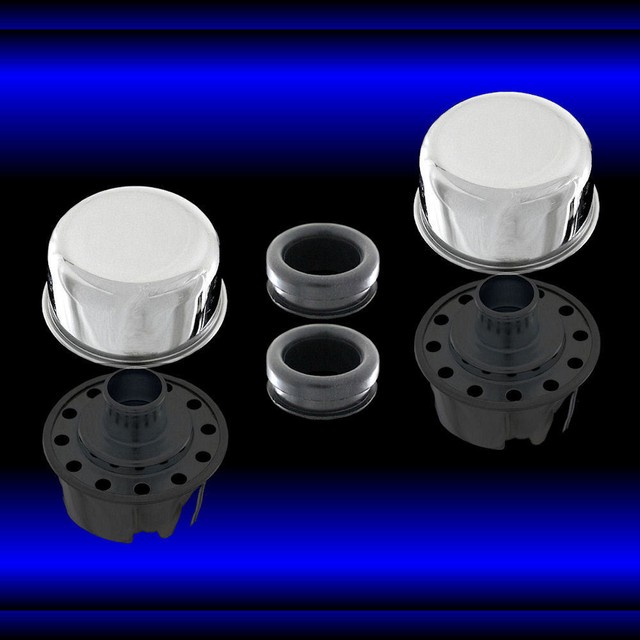 Valve Cover Breathers For SB and BB Mopar 318 340 360 383 440 Chrome