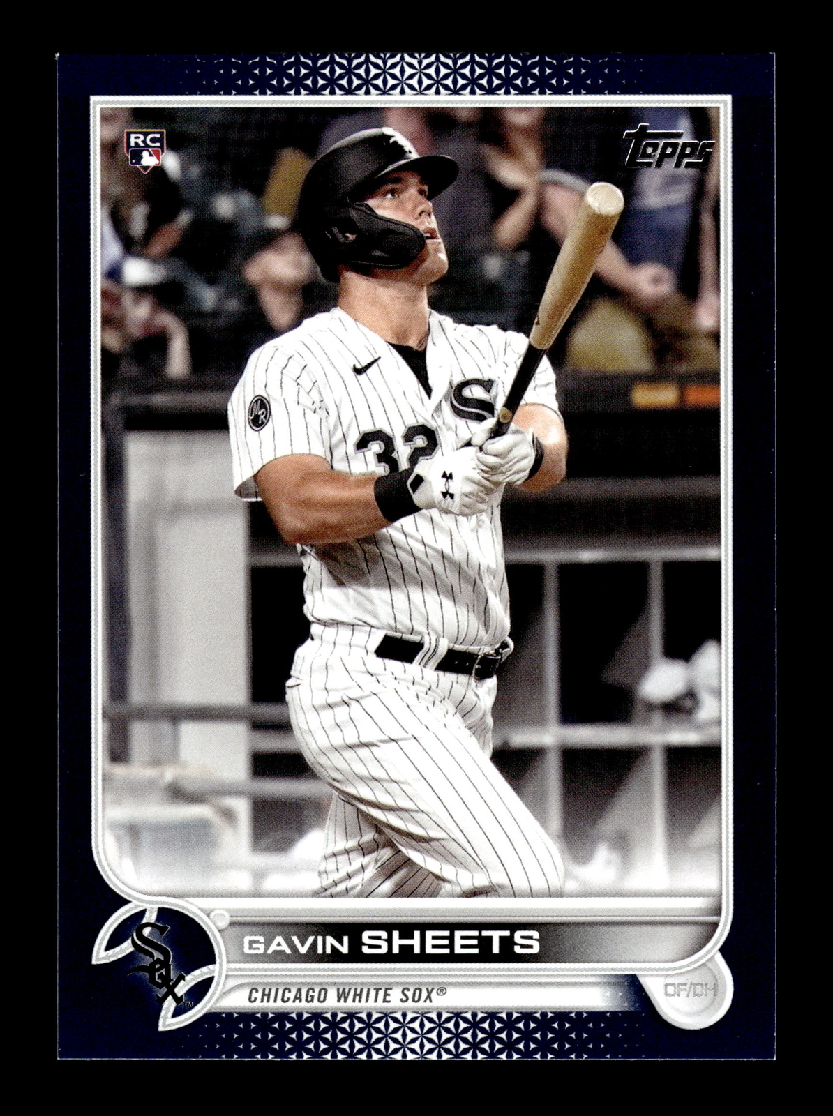 Gavin Sheets 2022 Topps #12 Royal Blue SP Parallel Rookie RC Chicago White Sox
