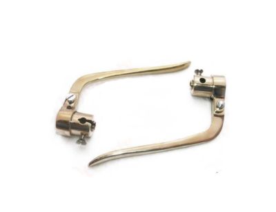 Brake & Clutch Levers Set 7/8'' Brass For Vintage Inverted BSA Triumph GEc