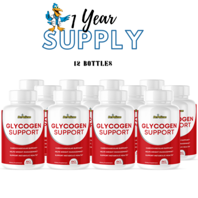 #ad GlycogenSupport Cardiovascular HealthBlood Pressure amp; Sugar Support 12 Bottles $159.99