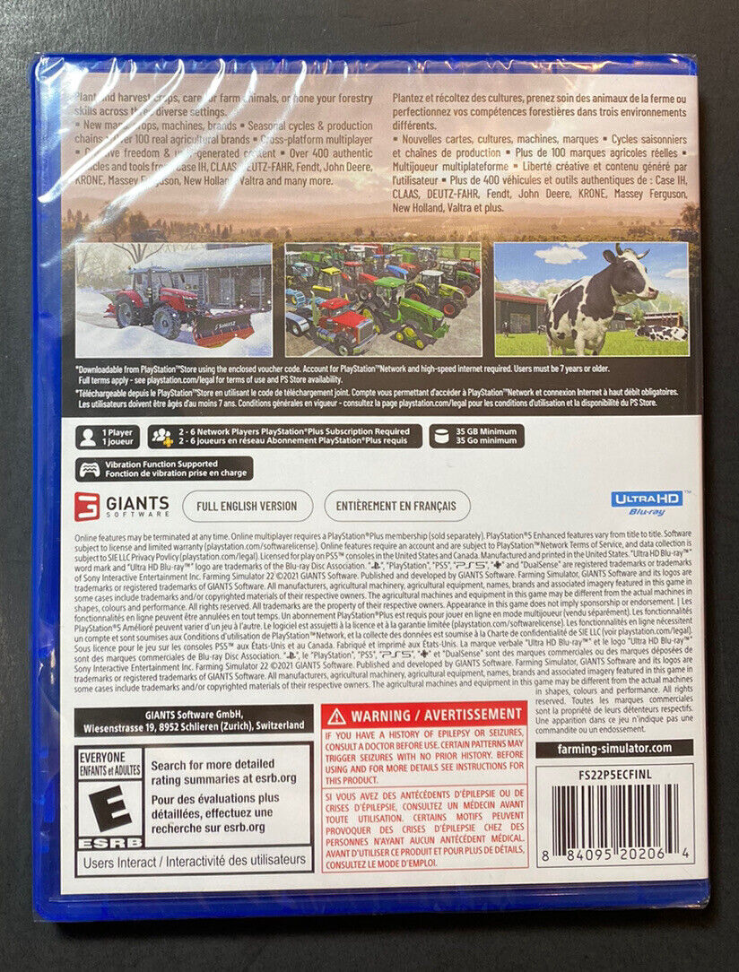 Farming Simulator 22 (PS5) (PS5)