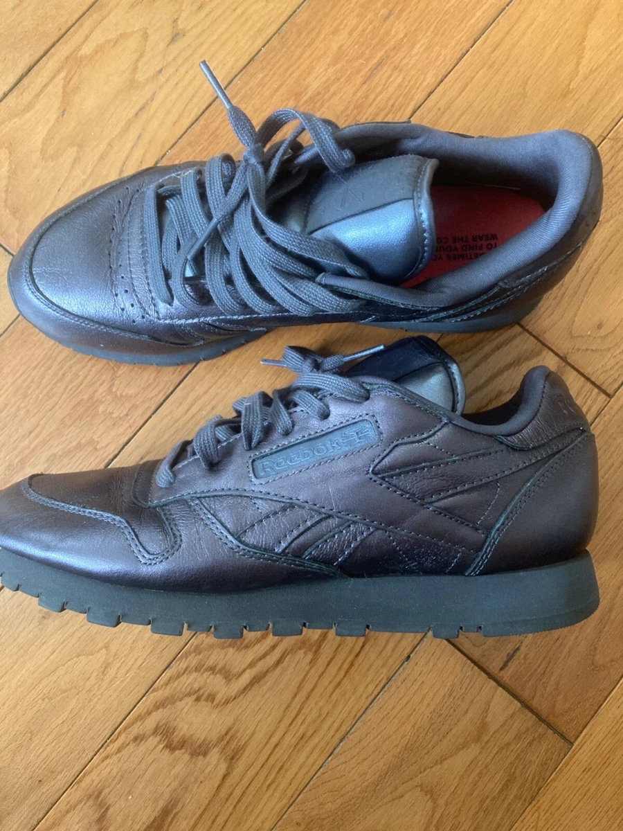 NEW Reebok X Face Stockholm Purple Leather Sneakers Women s SZ 8.5