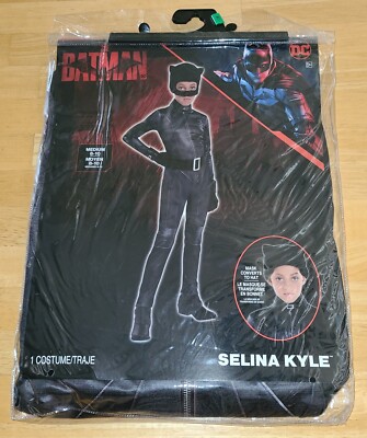 Selina Kyle Child Halloween Costume The Batman DC MEDIUM (Size 8-10)