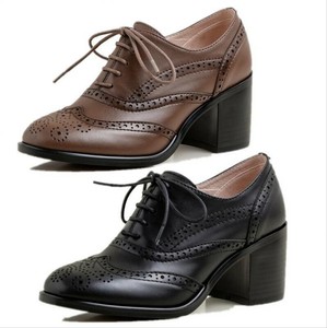 brogue heels womens
