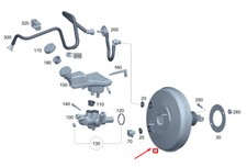 Mercedes-Benz GLA H247 Bremskraftverstärker LHD A1774308000 NEU ORIGINAL