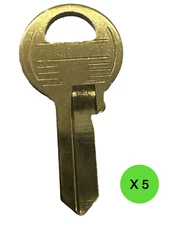 Lot of 5 Master M1 Uncut Key Blanks / Made by Ilco