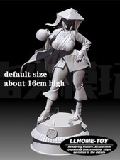 Anime Ninja Tsunade Take the jug wear cloak Resin 3D Print GK Kit Figure DIY