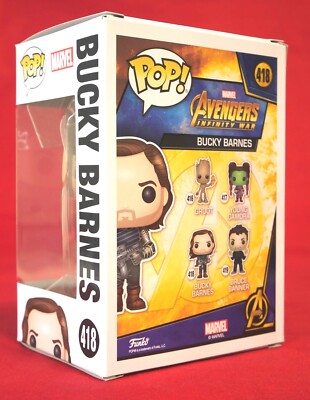 Funko Pop Bucky Barnes #418 Avengers Infinity War Vinyl Bobble-Head MIB |  eBay