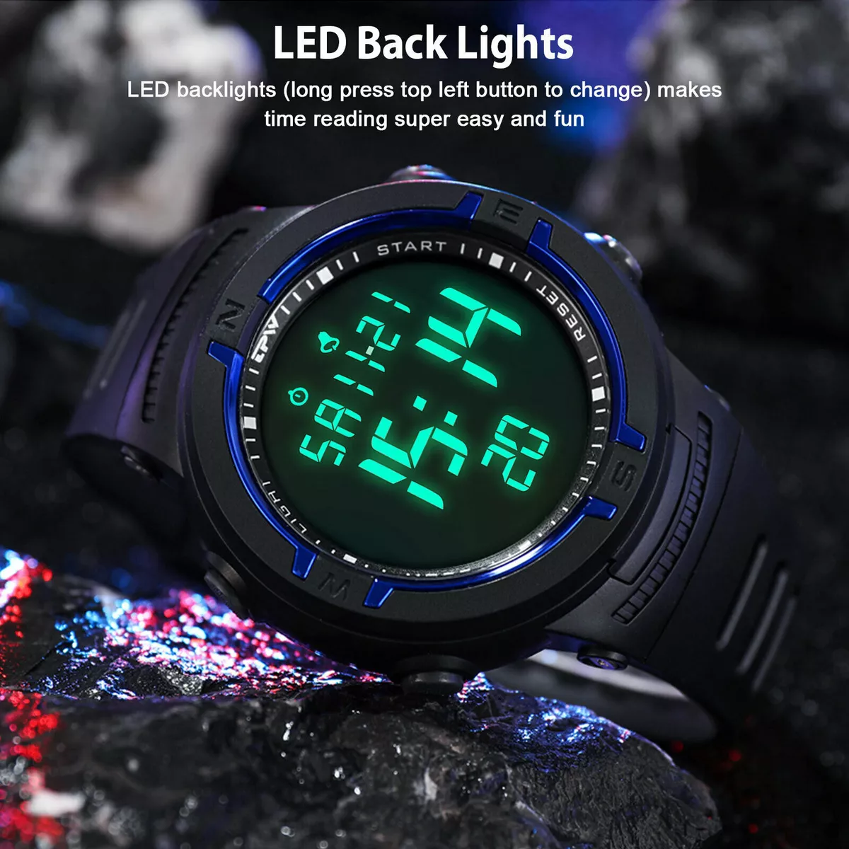 Watch backlight outlet
