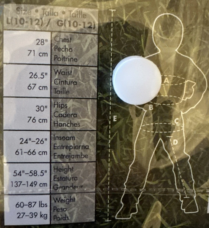 Disfraz de Zombi Mojang Minecraft Película Niños L 10-12 Brilla en la Oscuridad Máscara Disfraz Foto 3 de 3