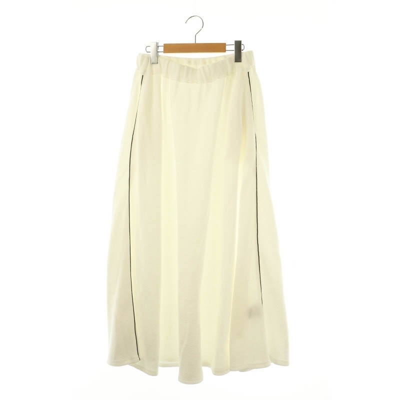Plain People Crater Double Face Maxi Skirt - White Cotton - Women's Size 3