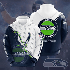 Seattle Football Team Seahawkss 3D Hoodie, Unisex Adults S-5XL