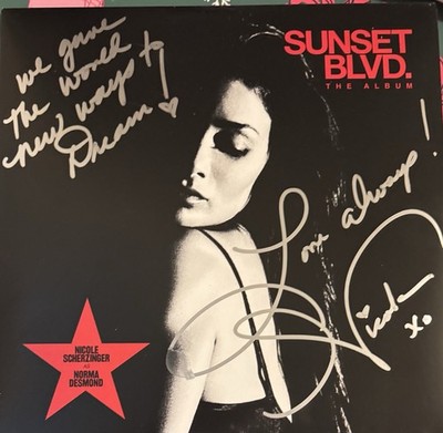 Nicole Scherzinger  Sunset Blvd  Signed Autographed Lp vinyl LE READ Lis G2U