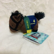 Thoroughbred Collection Petit Mascot Ball Chain Kitasan Black Keychain