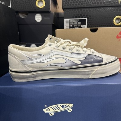 New Vans Old Skool 36 Flame Archive Pack Marshmallow White
