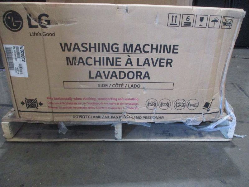 LG Sidekick 1-cu ft 27-in Graphite Steel Pedestal Washer WD100CV - Image 4 of 4