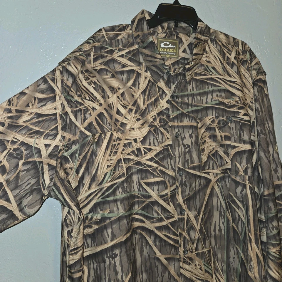 Drake Waterfowl Flyweight 8 Shot Long Sleeve Shirt New With Tags 3x - Image 2 of 4