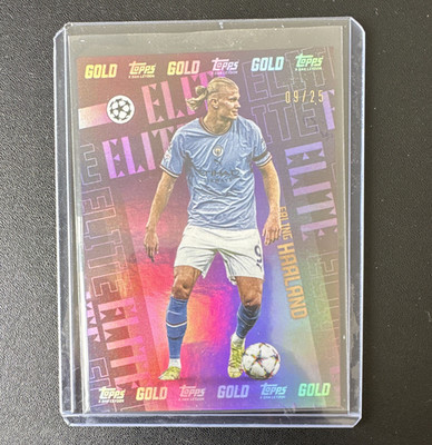 Topps UEFA UCL Erling Haaland Manchester City GOLD 09/25 2023