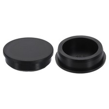 2Pcs Silicone Hole Plugs Round Rubber Stopper for 48mm/1.89" Hole Black