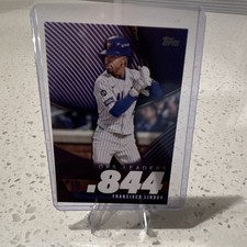 Topps Series 2 2025 Francisco Lindor OPS Leaders .844 #OPS-19 Mets Baseball Card