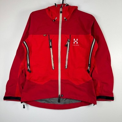 Haglofs Spitz Gore Tex Pro Shell Women's Red Jacket Outdoor Size S