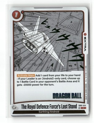 The Royal Defence Force's Last Stand Common Manga Booster 01 SB01-014 NM NM - Dr