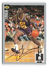1994-95 Collector's Choice #138 Tyrone Corbin Silver Signature Utah Jazz