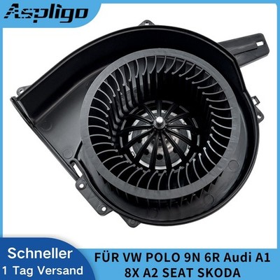Aspligo Gebläsemotor Innenraumgebläse 300W Kit für VW Polo 6R 9N, Audi A1 A2 8X