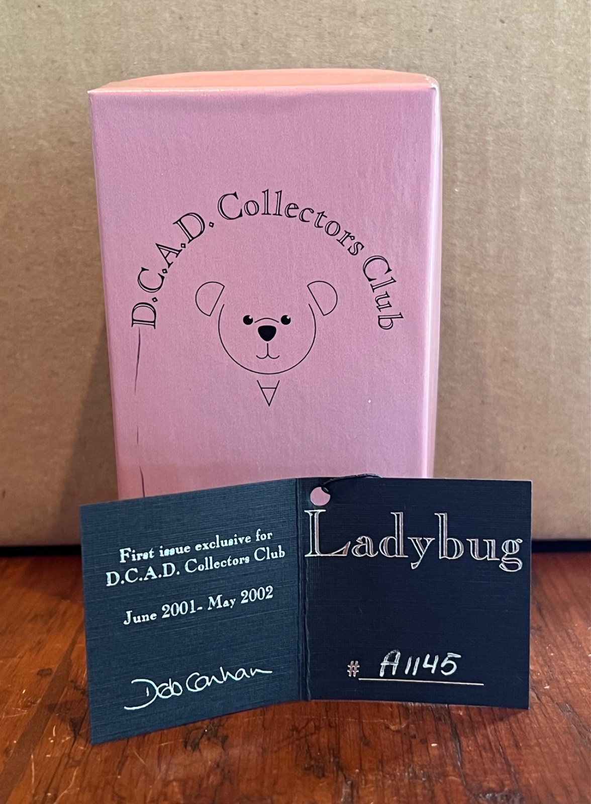 DEB CANHAM ARTIST DESIGNS “BUMBLE” - 4” BROWN/BLACK MOHAIR FULLY JOINTED BEAR