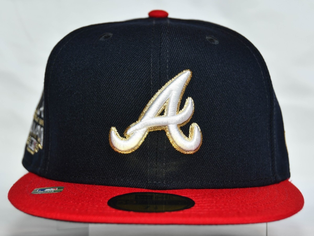 New Era MLB Atlanta Braves 2021 World Series Champions Gold Patch