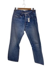 Levi's Straight Leg Pants, Size 34, Denim, IDG Inner Color , Solid Color, Stamp