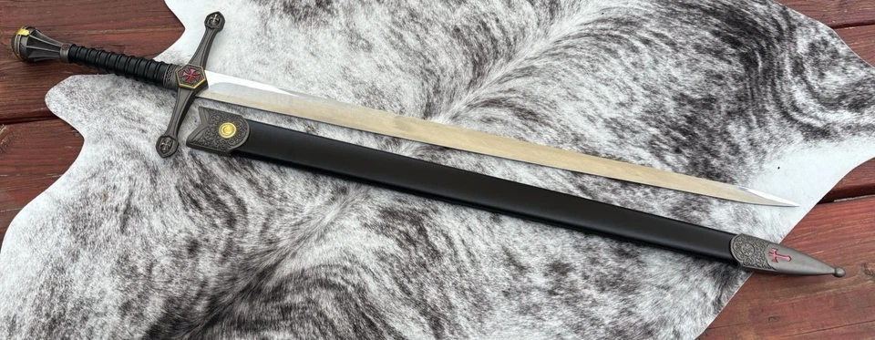 "Katana extrema moderna futurista precisión mango de goma forjado 41"" 6 mm de grosor XL Foto 2 de 4