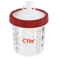 CTW International CS125-850 850ml/28oz Premium Disposable Spray Cup Paint System