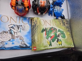 2002 Lego Bionicle BOHROK (8560 - 8565) Incomplete Set of 6 with Krana