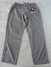RBX Active Mens Large Tapered Leg Charcoal Gray Jogger Pants Stretch NEW