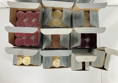 Partylite Tealight Floater Candle Lot of 108 Assorted Scents Color NOS