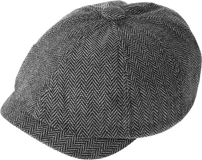 Schiebermütze Newsboy Cap Herren Baumwolle Ballonmütze Verstellbar Barrett Peaky