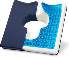 Gel Wheelchair Seat Cushion,Bed Sore Cushions for Butt, Memory Foam Hemorrhoid P