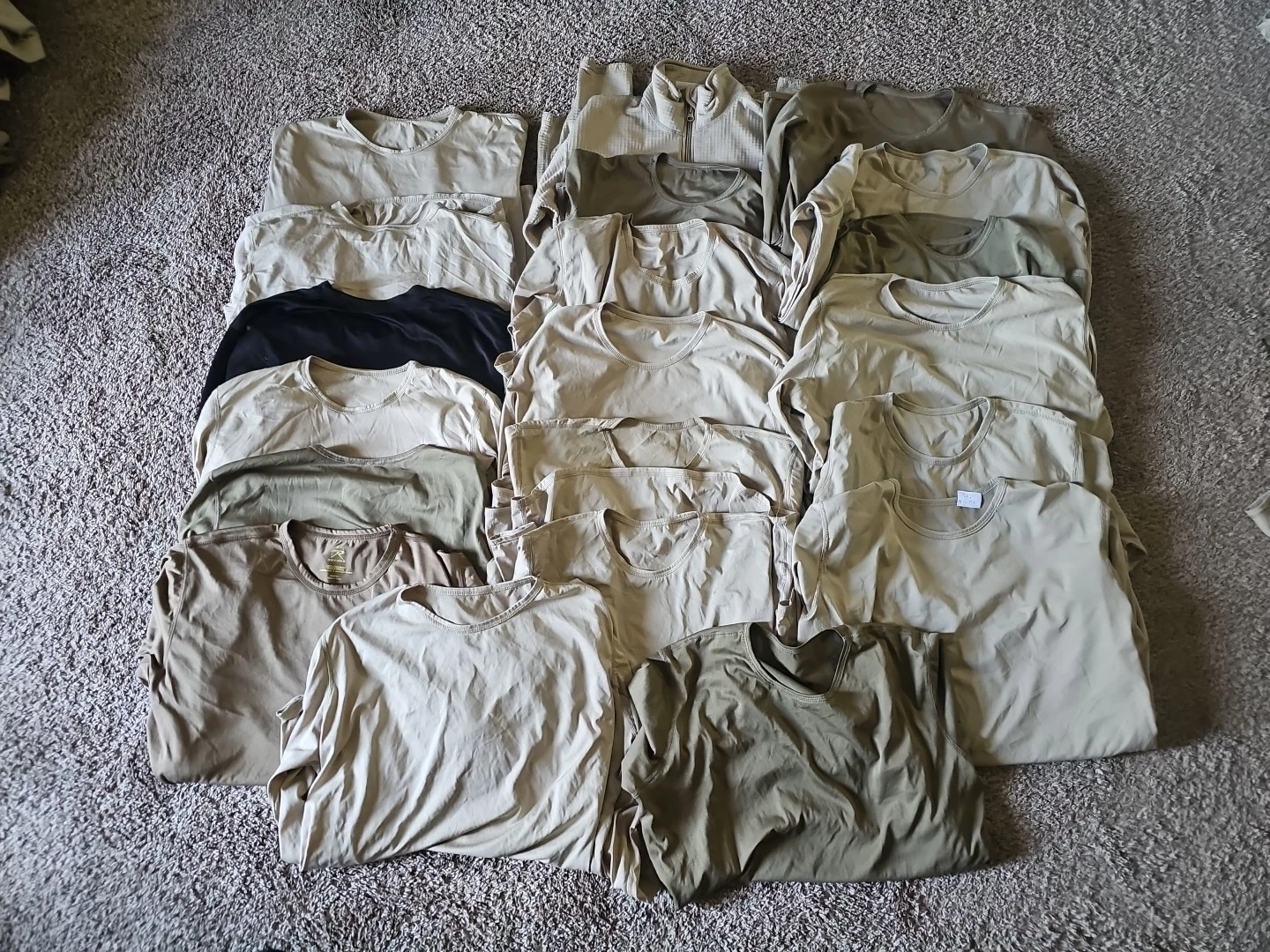 20x Army Thermal Top Undershirt Military Base Layer Misc Colors & Sizes *20 LOT