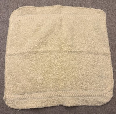Vintage Dundee Yellow Washcloth