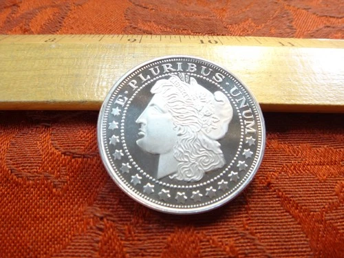 Morgan Dollar Design Proof-Like 1 Oz .999 Silver Bullion Round Lot A