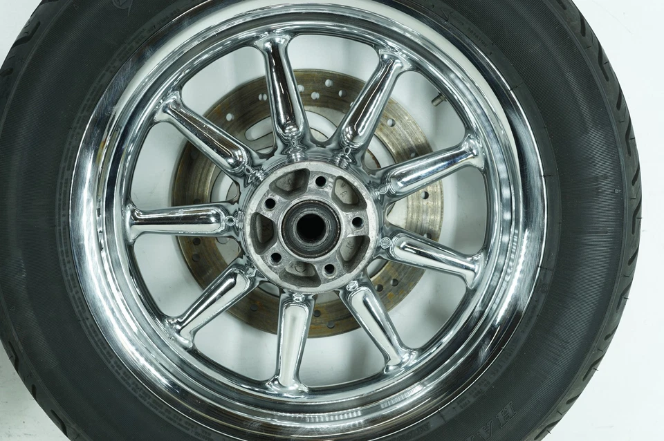 Llanta delantera y trasera Harley Touring CVO 07 Electra Screamin Eagle OEM 16" Foto 3 de 4