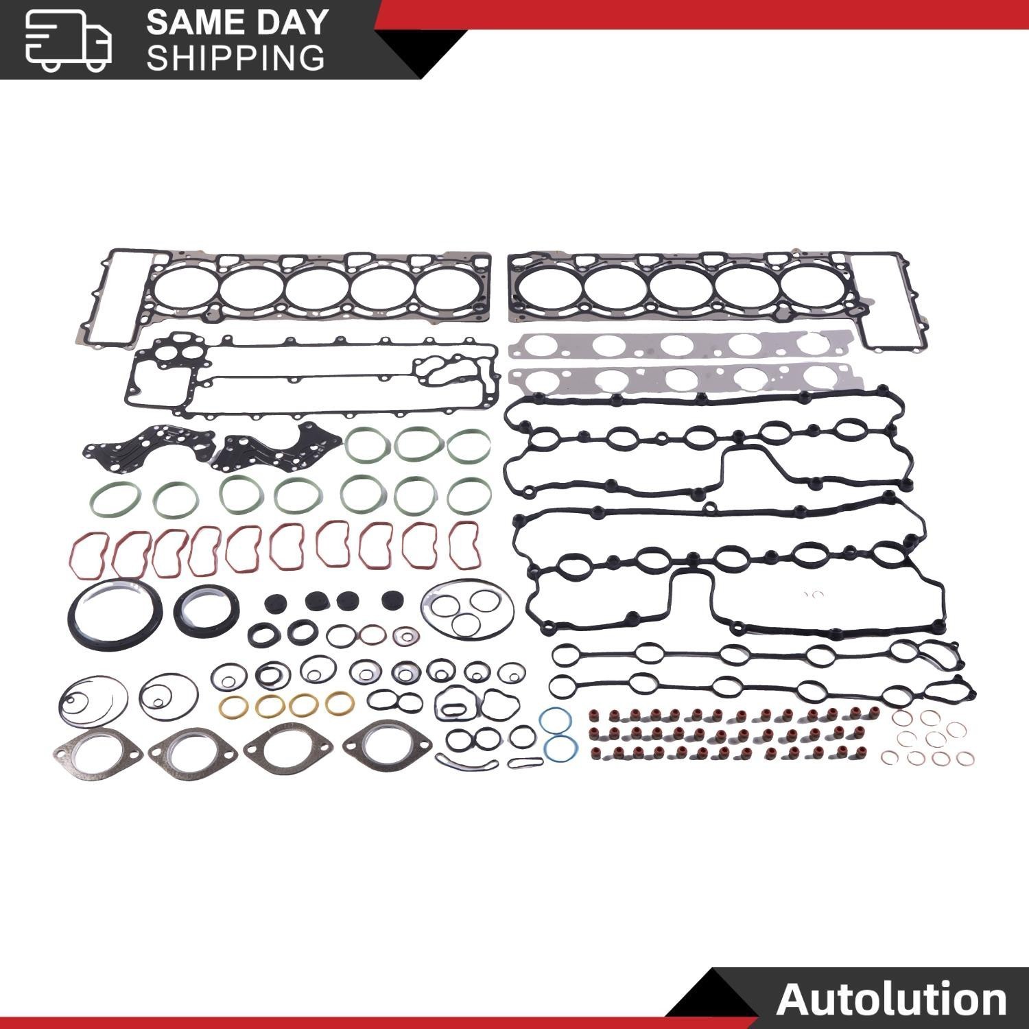 Cylinder Gaskets Seals Overhaul Kit For Audi R8 Lamborghini 5.2L FSI V10 CSP BUJ