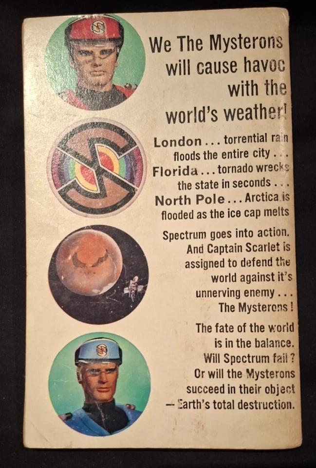 Gerry Anderson's Captain Scarlet And The Mysterions Armada Paperback 1967 - Image 3 of 4