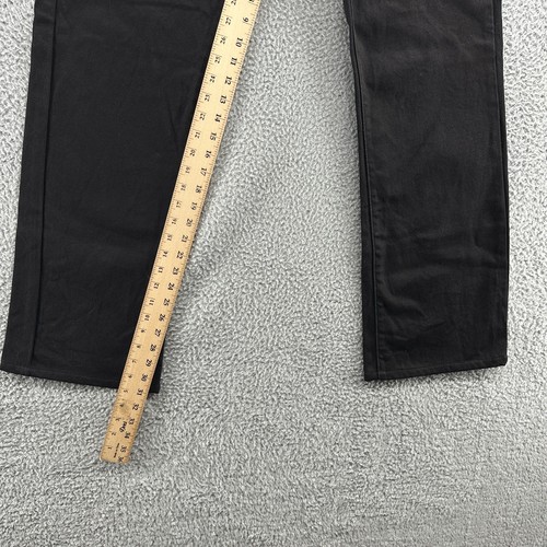 Levis 517 Jeans Mens 32x34 Fits 32x31 Black Bootcut Cowboy Rodeo Denim Jeans - Picture 6 of 13
